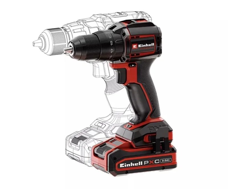 Шуруповерт акумуляторний Einhell TP-CD 18/50-C Li-i BL - Solo — фото 7