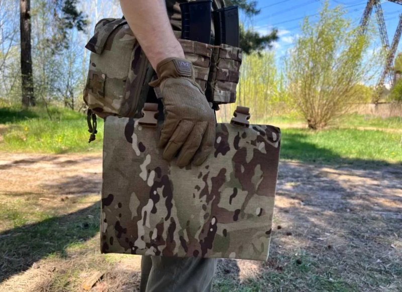 Сидушка тактична мультикам каремат для сидіння на РПС Cordura 1000D — фото 5