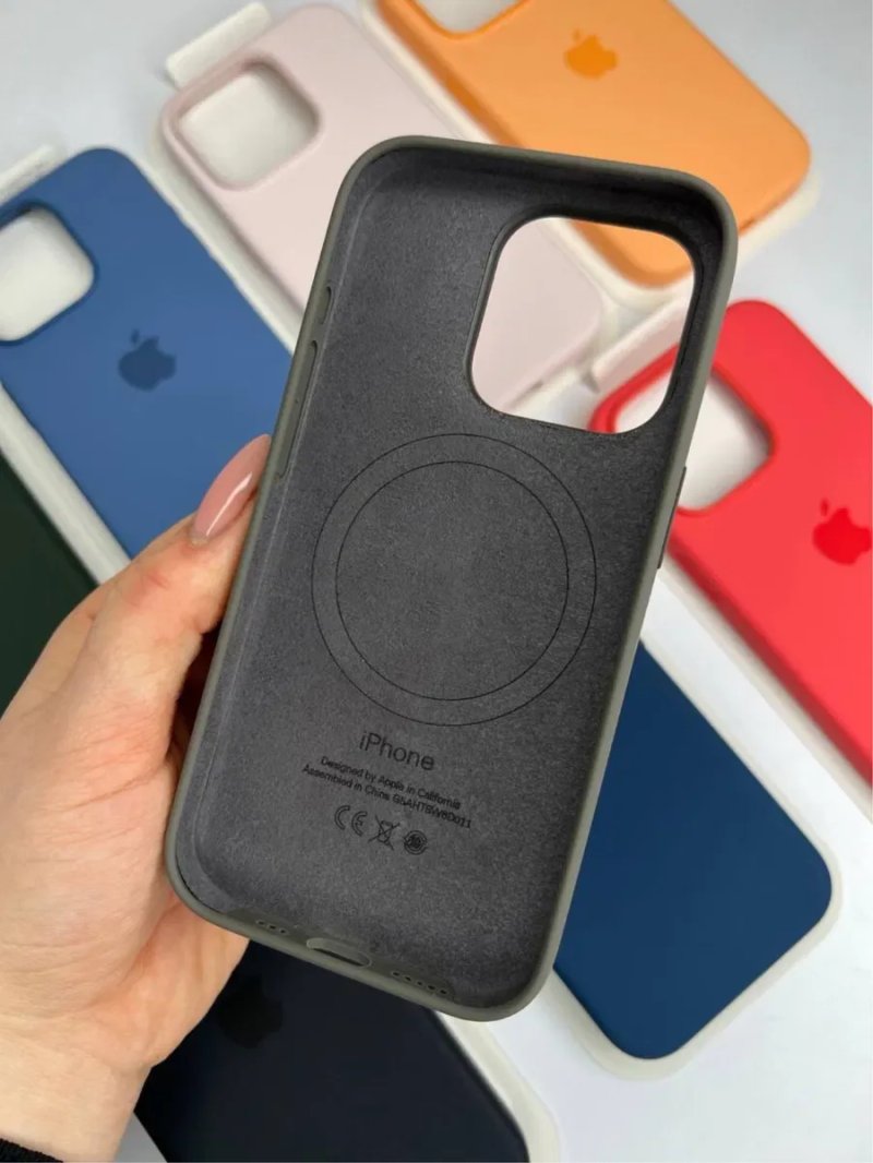 Силиконовый чехол magsafe silicone case магсейф силіконовий чохол — фото 7