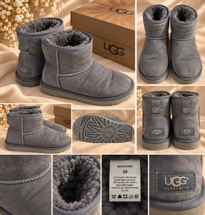 Сірі уггі UGG Australia, розмір 39 — фото 2