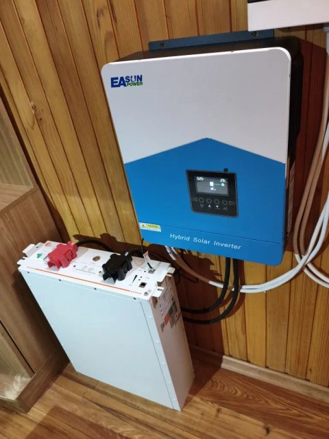 Система безперебійного живлення Easun 6.2kw+Felicity 5.1 kw lifepo4