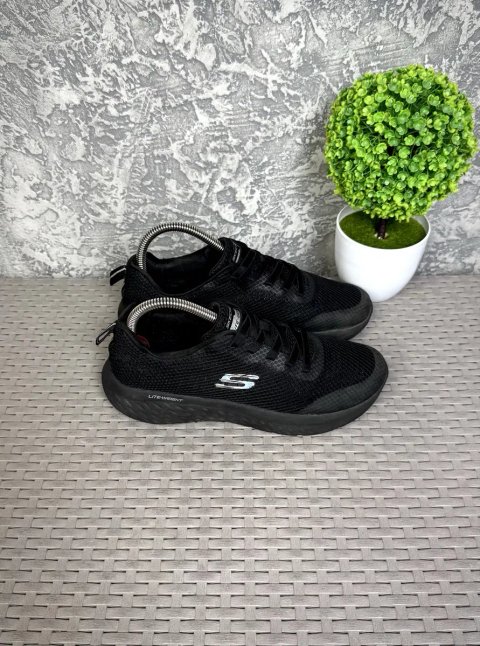 Skechers Lite-weight кроссовки 37 размер спортивные черные