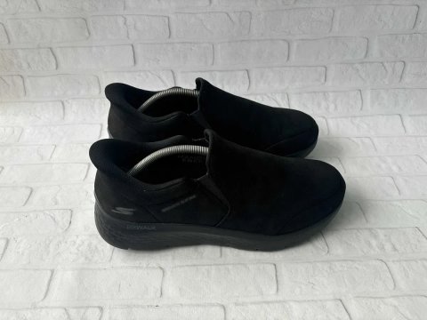 Skechers Slip-Ins Black Size 43 Розмір Скечерс Чорні Чоловічі Кросівки Мужские Черные Кроссовки Мокасини Сліпони Оригінал