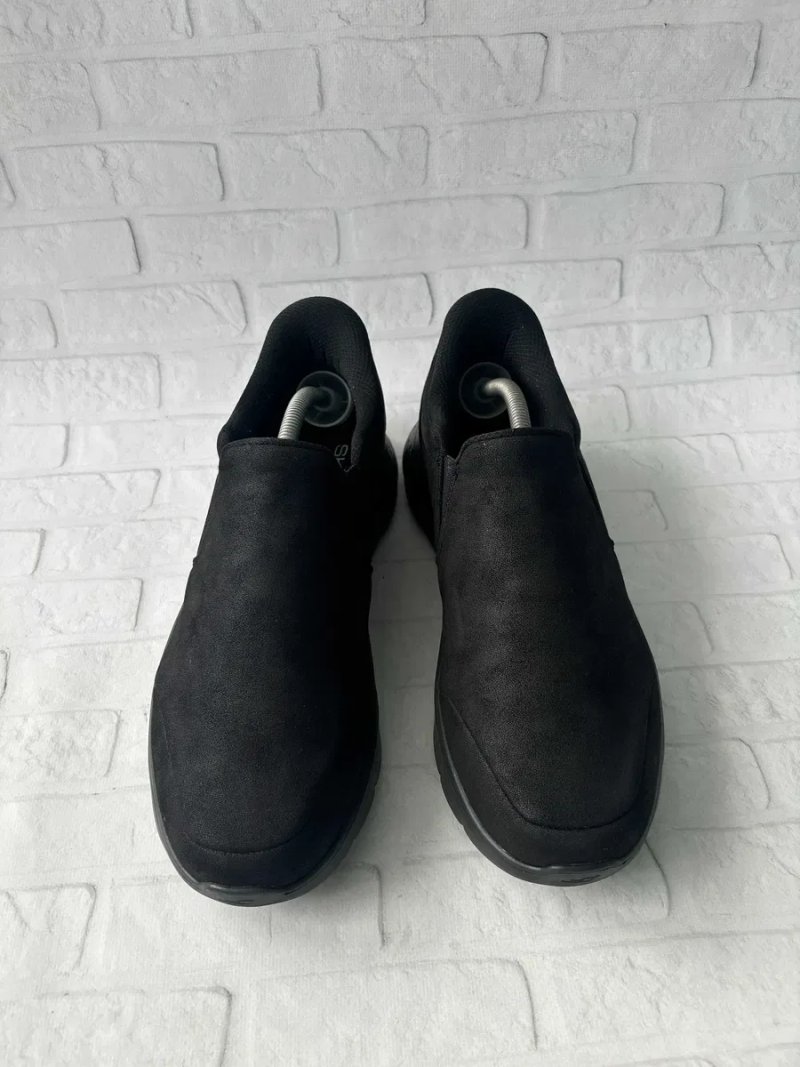Skechers Slip-Ins Black Size 43 Розмір Скечерс Чорні Чоловічі Кросівки Мужские Черные Кроссовки Мокасини Сліпони Оригінал — фото 2
