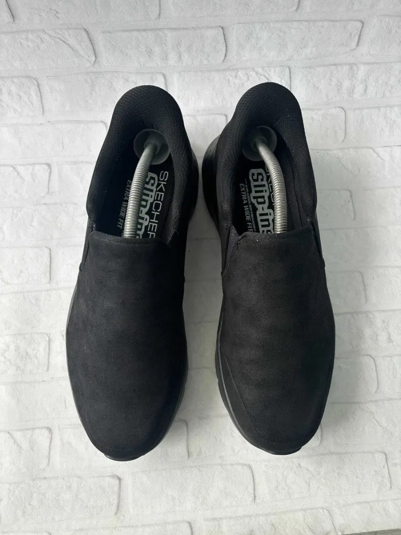 Skechers Slip-Ins Black Size 43 Розмір Скечерс Чорні Чоловічі Кросівки Мужские Черные Кроссовки Мокасини Сліпони Оригінал — фото 3