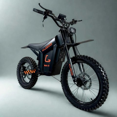 ‼️СКЛАД Київ ‼️ Електропітбайк KUGOO Wish 01 MAX 4000W 35Ah BLACK EDITION у наявності на самовивіз