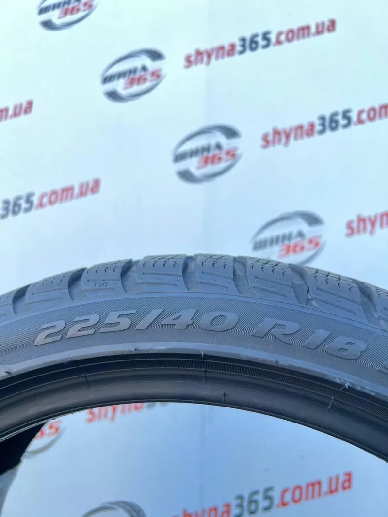 Склад шин 225/40 R18 Pirelli Winter Sottozero 3 RunFlat 2022 рік європейські шини бу 4 шт — фото 6