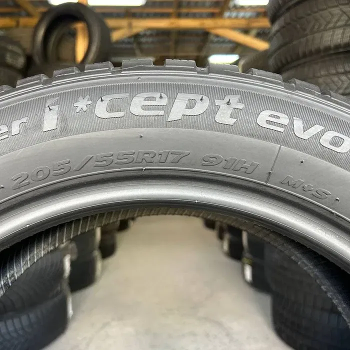 Склад шин Бренд Шина 205/55 R17 Hankook Winter I Cept EVO2 W320 шини бу європейські 7 мм 2022р. — фото 6