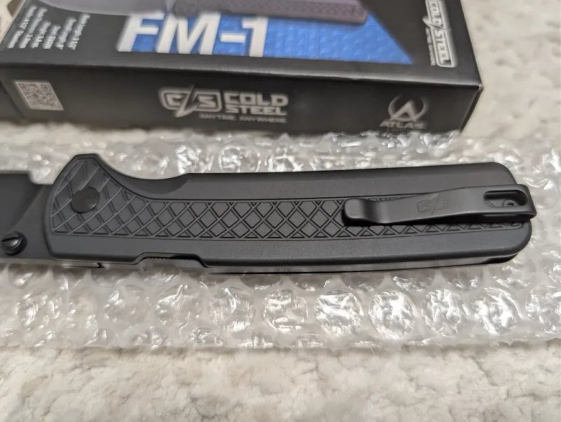 Складний ніж Cold Steel Atlas FM-1 S35VN Black edc titanium EDC оригінал — фото 3