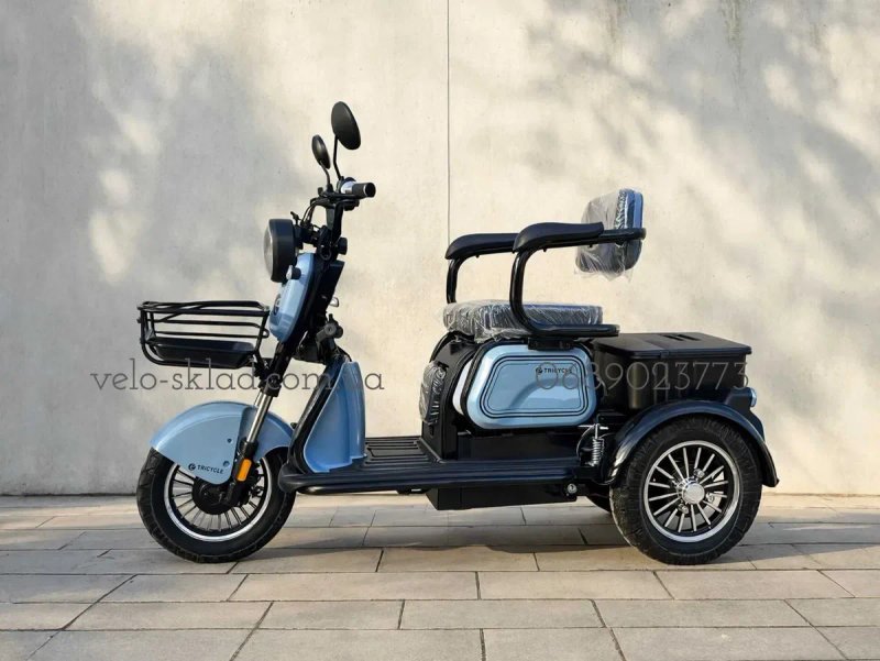 скутер Электротрайк Crosser TR-1 1500W 72V 24Ah (TR-1  LFP 1500W 76.8V 30Ah)Новые 2026 — фото 3