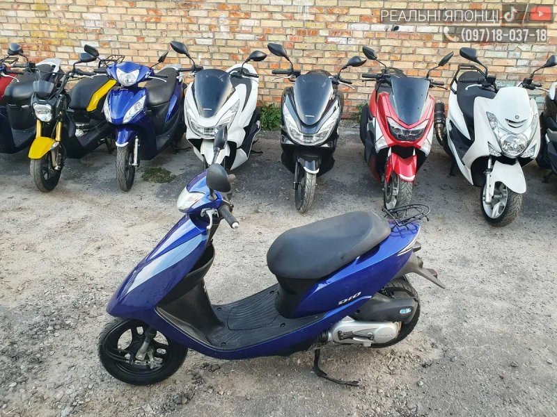 Скутер Honda Dio 18 blue купить мопед хонда дио недорого склад акція — фото 4