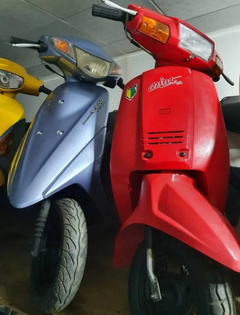 Скутер Yamaha Mint white з Японії мопед ямаха джог з контейнера — фото 2