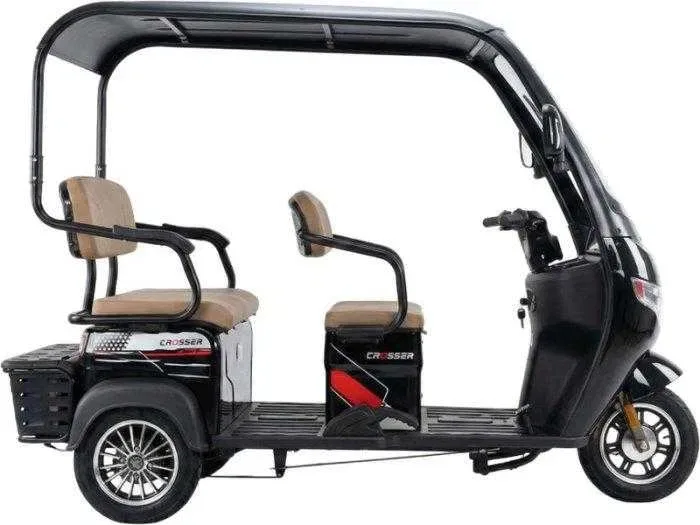 скутер єлектро Електротрайк CROSSER TR-7 1000W-72V-24Ah GraFen-АКБ шини 10"(2026) — фото 4