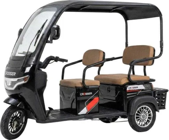 скутер єлектро Електротрайк CROSSER TR-7 1000W-72V-24Ah GraFen-АКБ шини 10"(2026) — фото 6