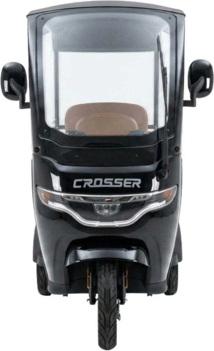 скутер єлектро Електротрайк CROSSER TR-7 1000W-72V-24Ah GraFen-АКБ шини 10"(2026) — фото 7