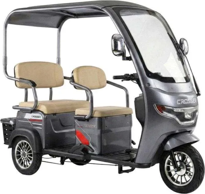 скутер єлектро Електротрайк CROSSER TR-7 1000W-72V-24Ah GraFen-АКБ шини 10"(2026) — фото 8
