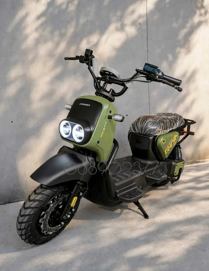 скутер Єлектро Сrоssеr CR-4 PRO 1200W 76,8V 30Ah LiFePO4/ Сrоssеr СR-4  1200w 72v 24ah. Нові 2026 — фото 3