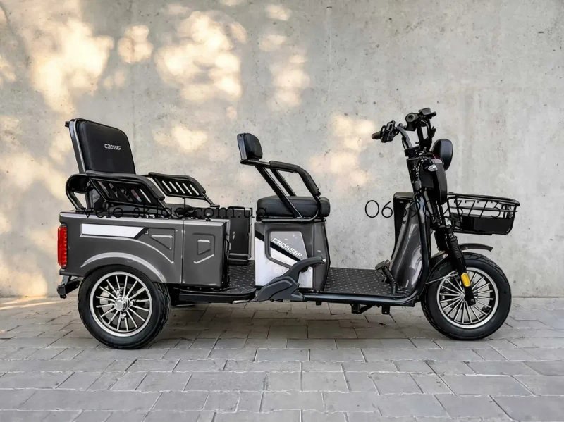 скутер єлектро Трицикл Crosser TR-5  1500w 72v 24ah графен(*есть также 1500w 72v 32 ah LFP) — фото 6