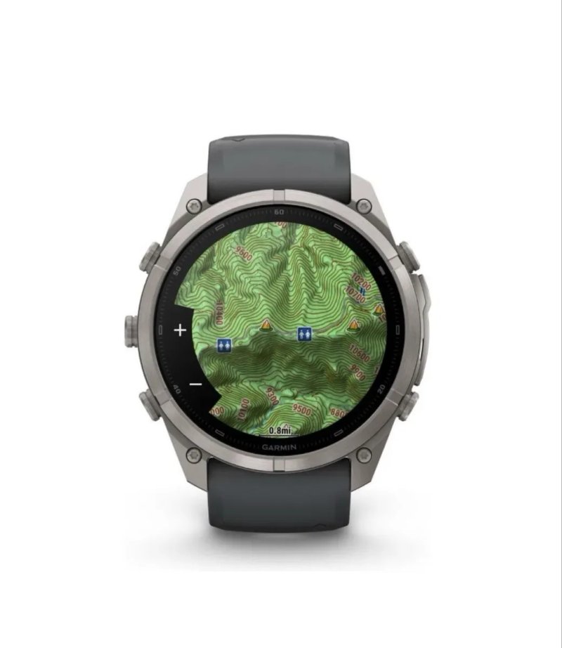 Смарт-годинник Garmin Fenix 9 Pro inReach 51mm Titanium with Graphite/Black Silicone Band (010-04337-21) — фото 4
