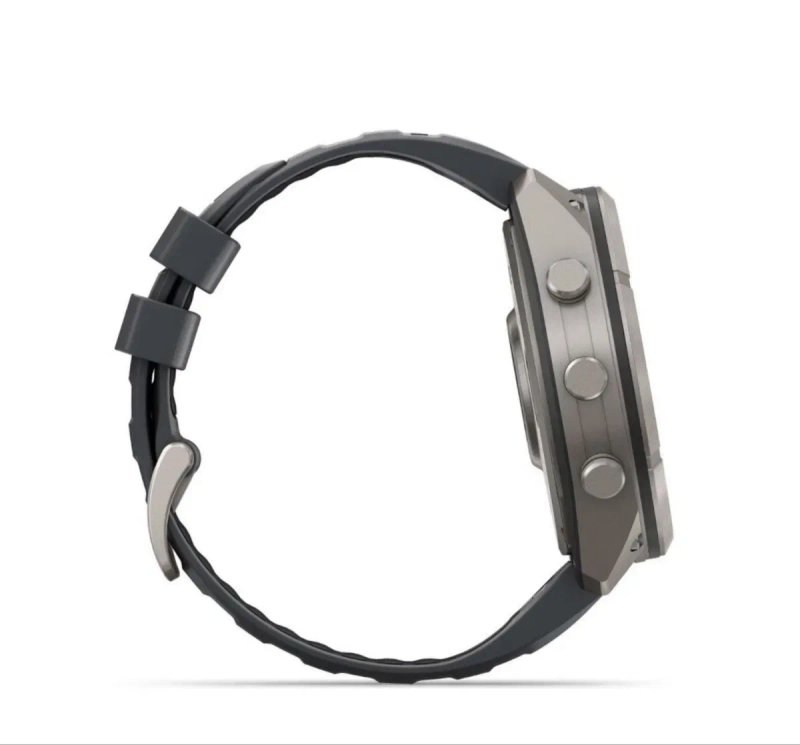 Смарт-годинник Garmin Fenix 9 Pro inReach 51mm Titanium with Graphite/Black Silicone Band (010-04337-21) — фото 6