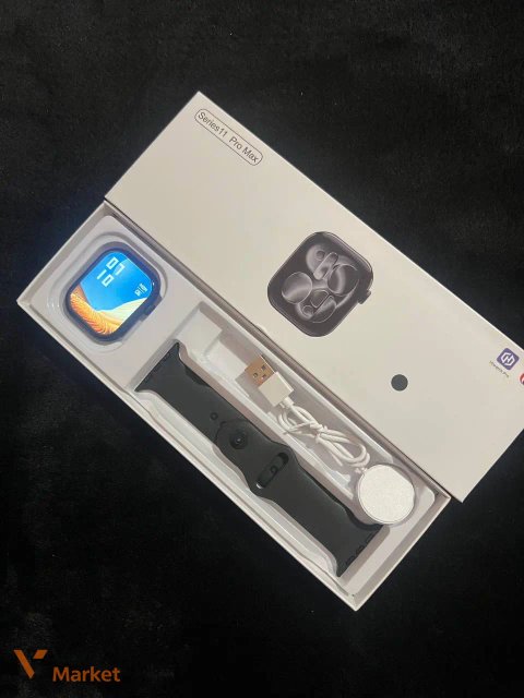 Смарт-годинник Smart T11 Pro Max чорний