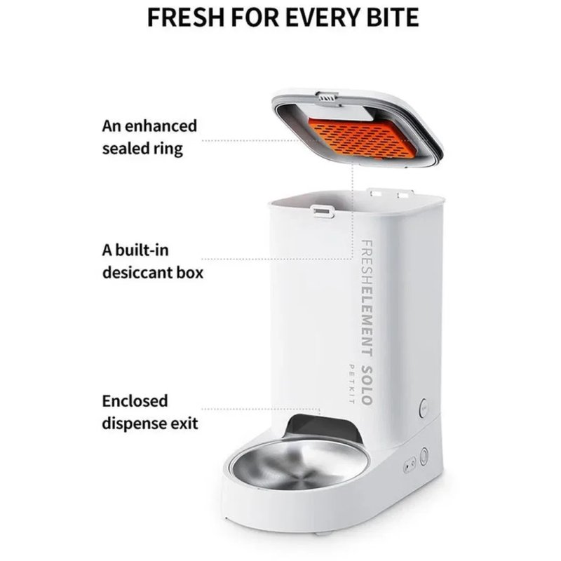 Смарт годівниця PETKIT Fresh Element SOLO (White) P570 — фото 2