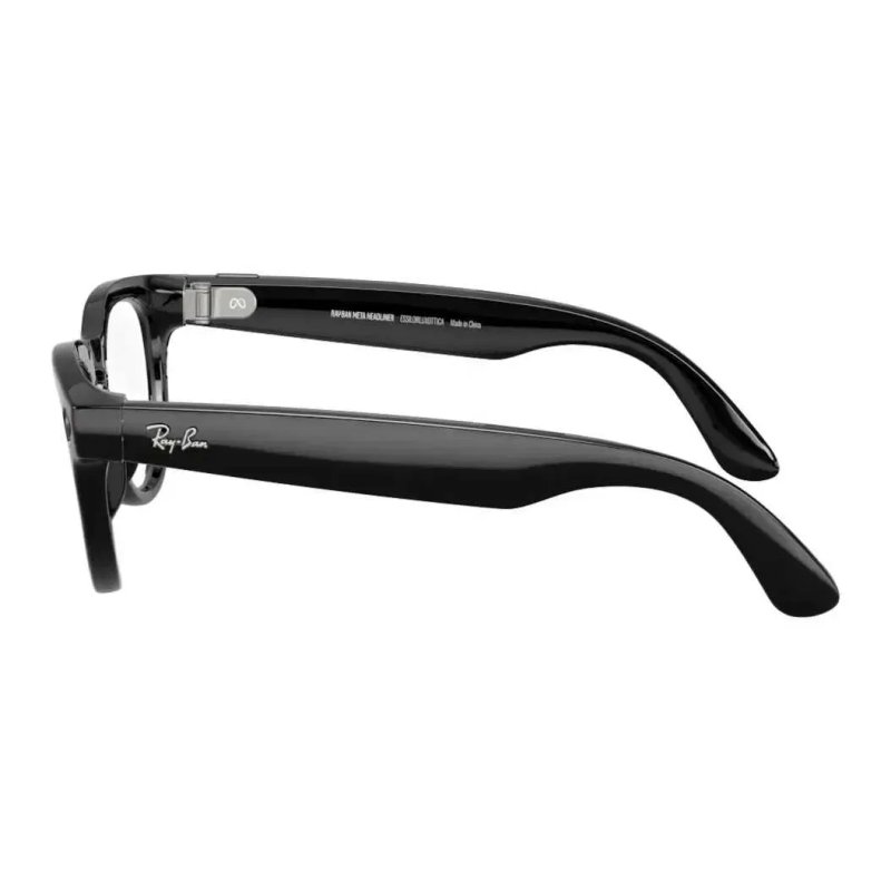 Смарт-окуляри RAY-BAN META HEADLINER - GEN 2 (Shiny Black Frame / Transitions Sapphire Lenses) — фото 6