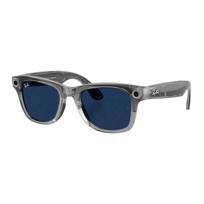 Смарт-окуляри RAY-BAN META WAYFARER - GEN 2 (Shiny Transparent Grey - Transitions Sapphire) — фото 2