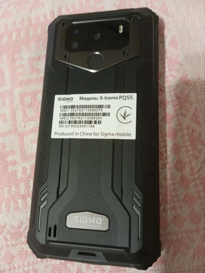 Смартфон Новый!!! Sigma X-treme PQ55 6/64Gb Black UA — фото 6