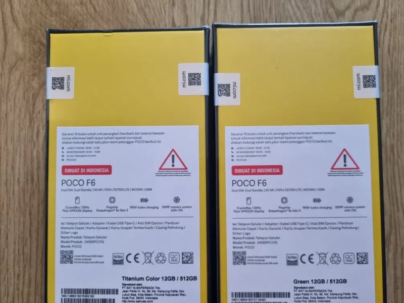 Смартфон Xiaomi POCO F6 12/512GB Global version titanium та green нові з пломбами — фото 3