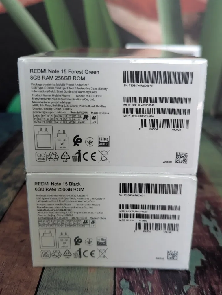 Смартфон Xiaomi Redmi Note 15(8/256) блок живлення в комплекті — фото 3