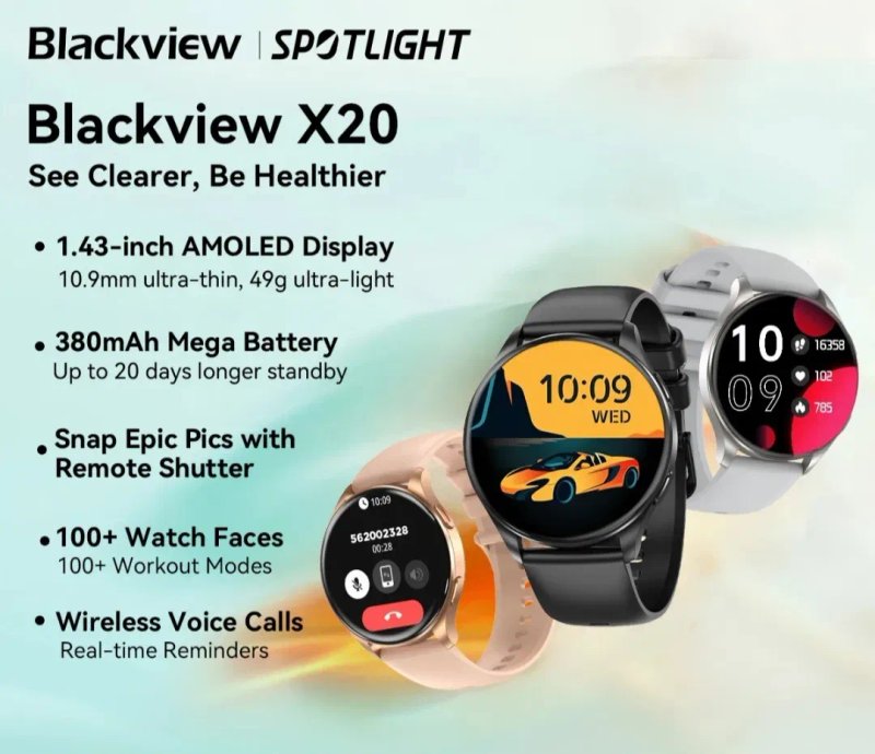 Смартгодинник Blackview X20 — фото 5