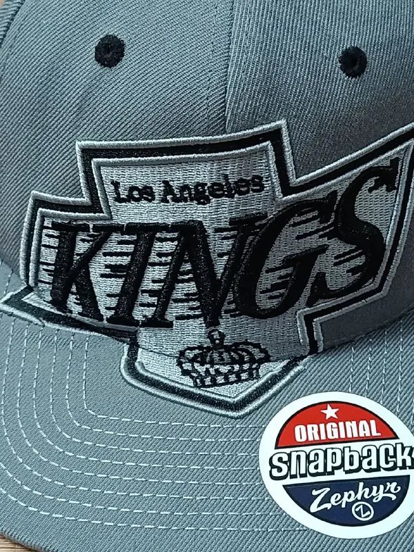 Snapback Zephyr «Los Angeles Kings» (NHL) серый — фото 2