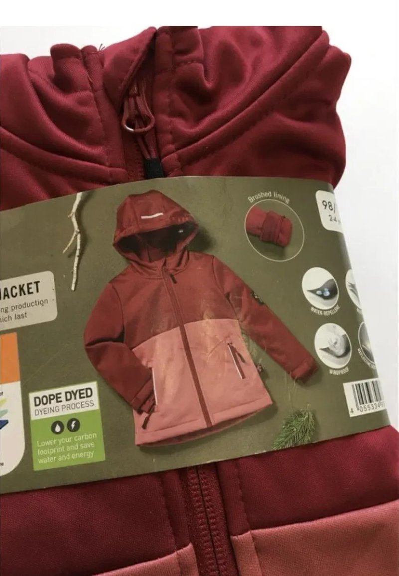 Софтшел 86/92 98/104 110/116 Lupilu Kuniboo Softshell комбинезон цельный комбінезон дождевик водоотталкивающий — фото 7