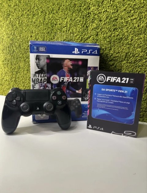 Sony DualShock 4 Black + FIFA 21 PS4 оригінальний комплект