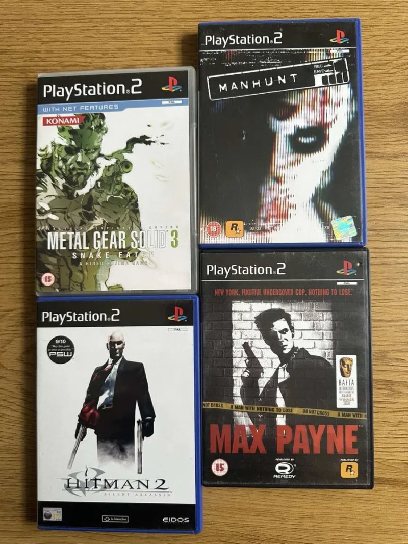 Sony PlayStation 2: God of War, Manhunt, GTA San Andreas Vice City, Liberty City, Max Payne Need fof Speed Crash — фото 5