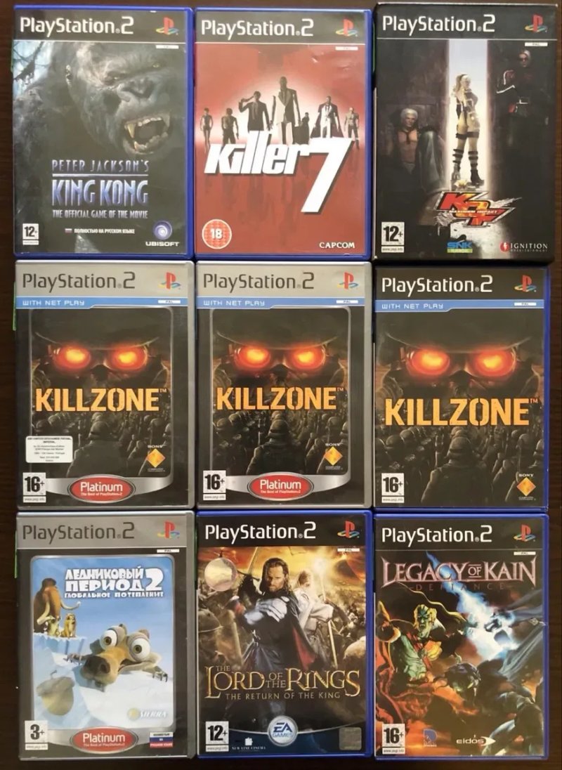 Sony PlayStation 2: Harry Potter, Hitman ICO Jak KillZone MetalSlug Manhunt Mafia  Megaman Mortal Kombat, Metal Gear Solid Maximo Buzz Legacy of Kain — фото 3