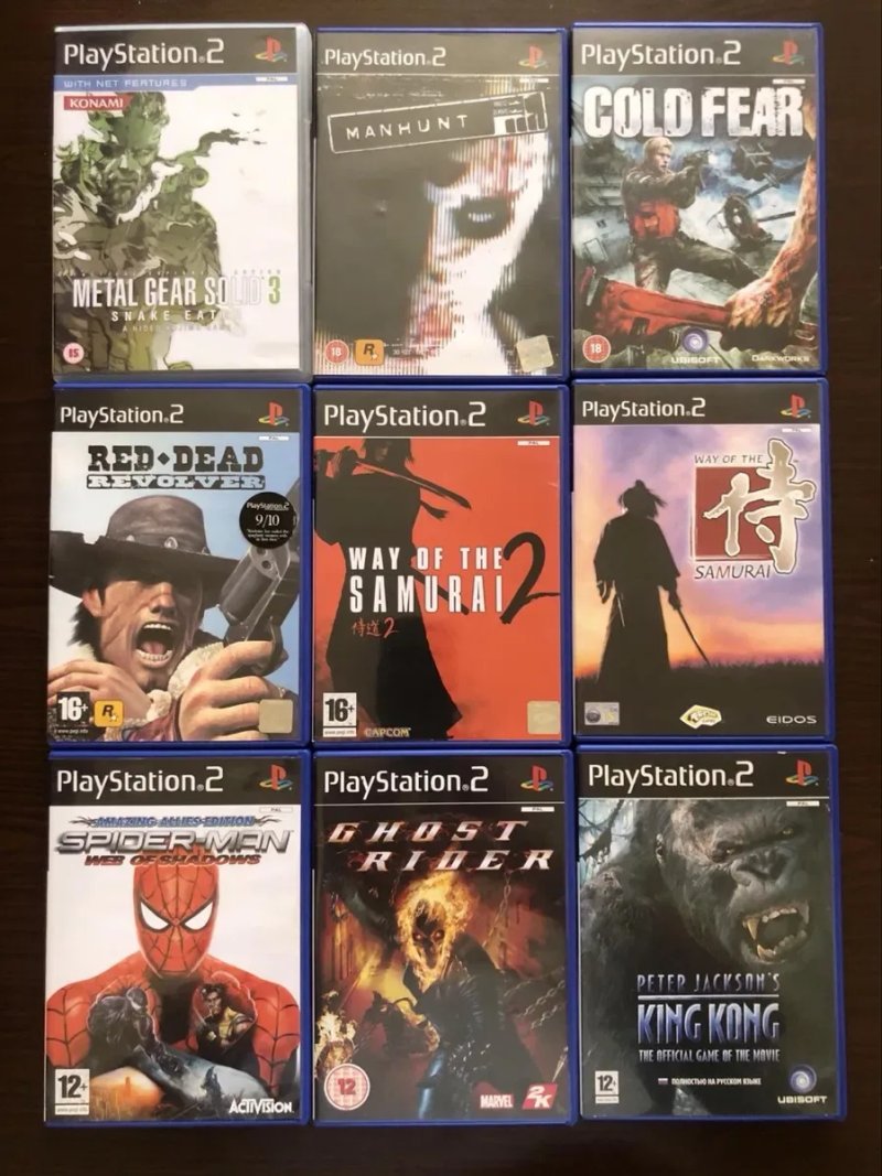 Sony PlayStation 2: Silent Hill Каратель Evil Dead Alone in the Dark Syberia BloodRayne Manhunt Cold Fear Xenosaga Castlevania KillZone, God of War — фото 3