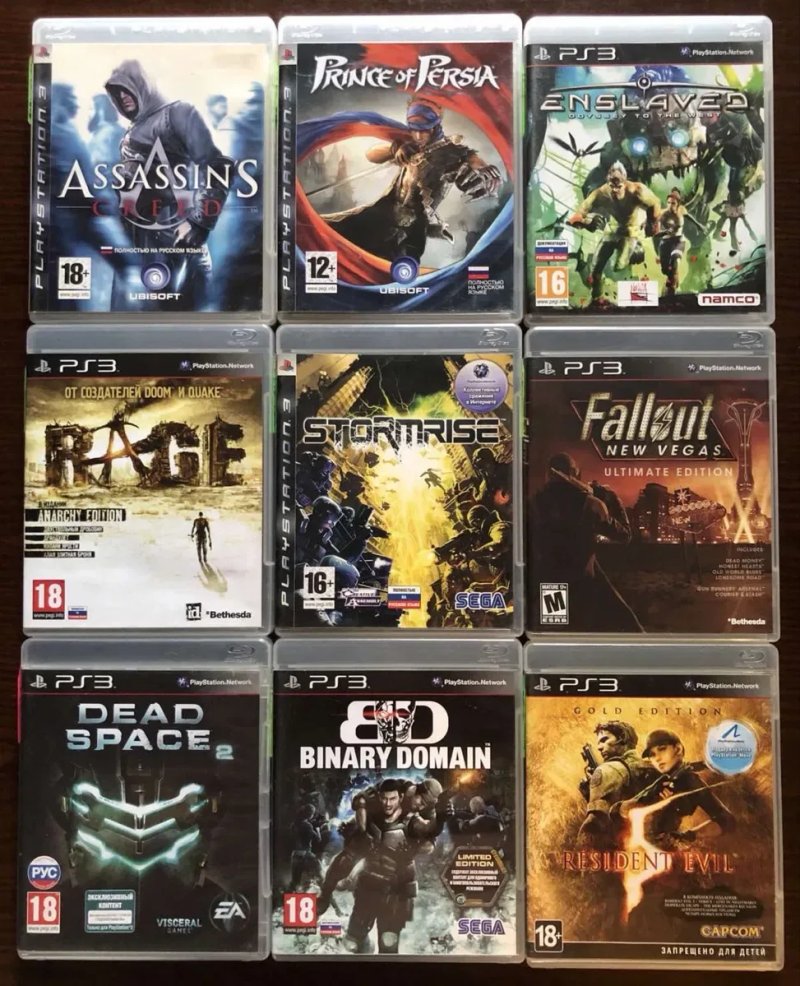 Sony PlayStation 3: Driver Сан-Франциско, Dead Space, Rage Fallout 3, Dragon Age Начало, Wolfenstein FiFA 2019, FarCry Blur Castlevania Rayman Origins — фото 4
