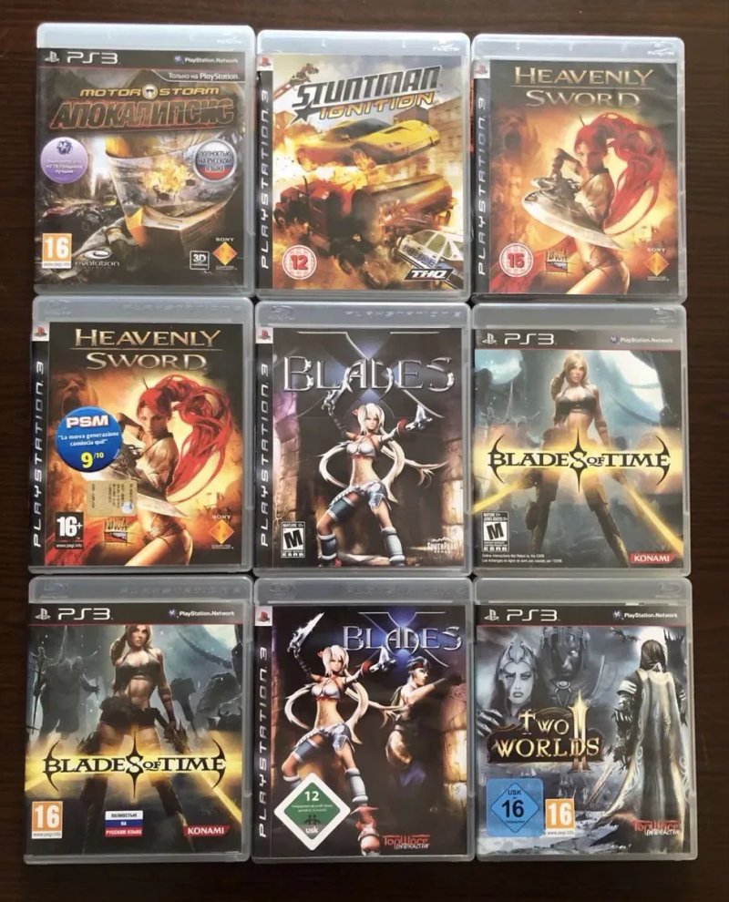 Sony PlayStation 3: FIFA 19, PES 2018, GTA San Andreas, Tekken, Mortal Kombat, NBA JAM, GranTurismo, Need for Speed, Blades of Time, MotorStorm — фото 3
