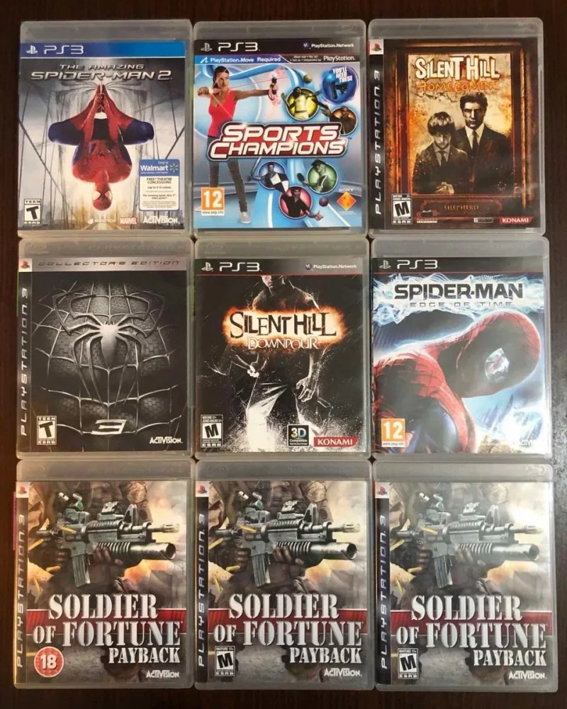 Sony PlayStation 3: Orange Box, Одни из Нас, PES 2018, Resident Evil X-Men Origins Wolverine, Persona Amazing Spider-Man, Silent Hill Downpour — фото 4