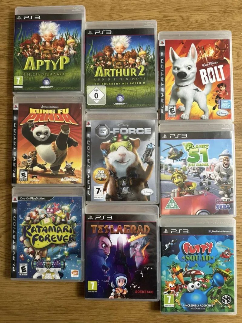 Sony PlayStation 3: Ratchet & Clank, Sly Cooper, Jak and Daxter Harry Potter Turtles Disney История Игрушек Большой Побег, Katamari Forever Bolt — фото 2