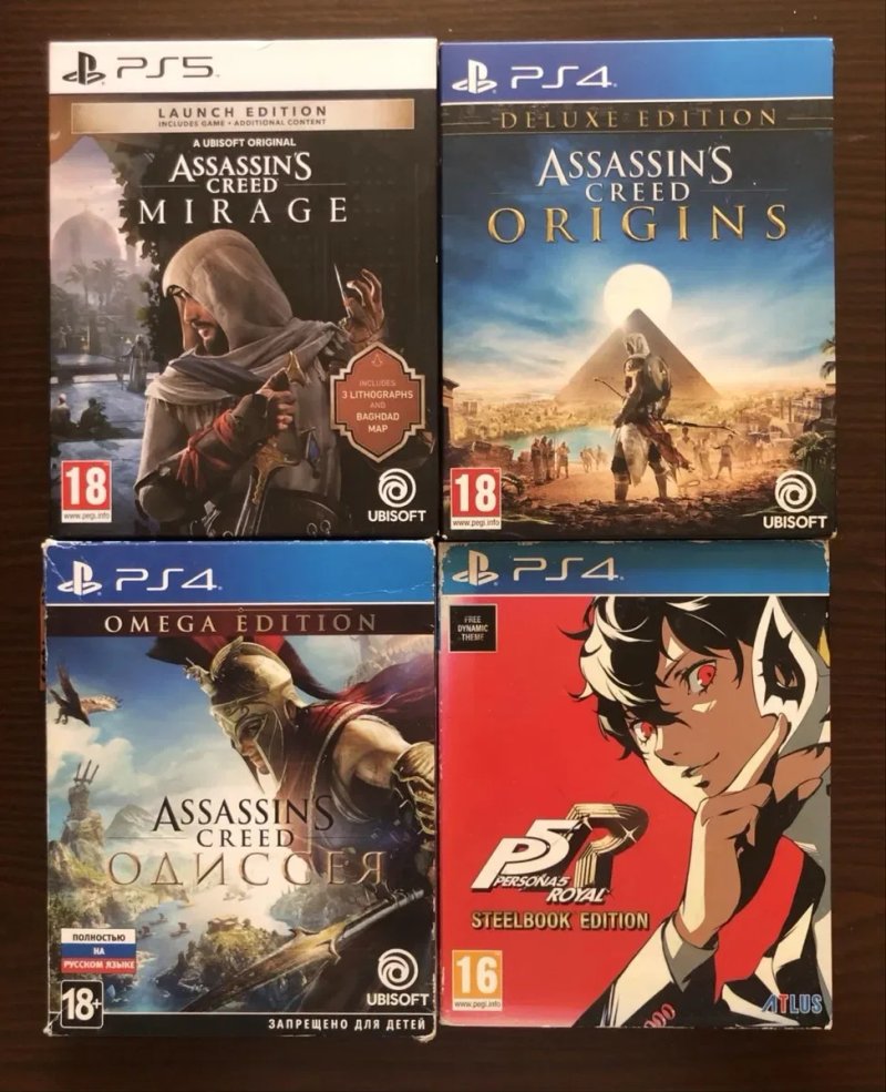 Sony PlayStation 4/5: Cyberpunk 2077 The Evil Within Armored Core Castlevania Yakuza Resident Evil Mafia Persona Assassins Creed Одиссея Omega Edition — фото 6