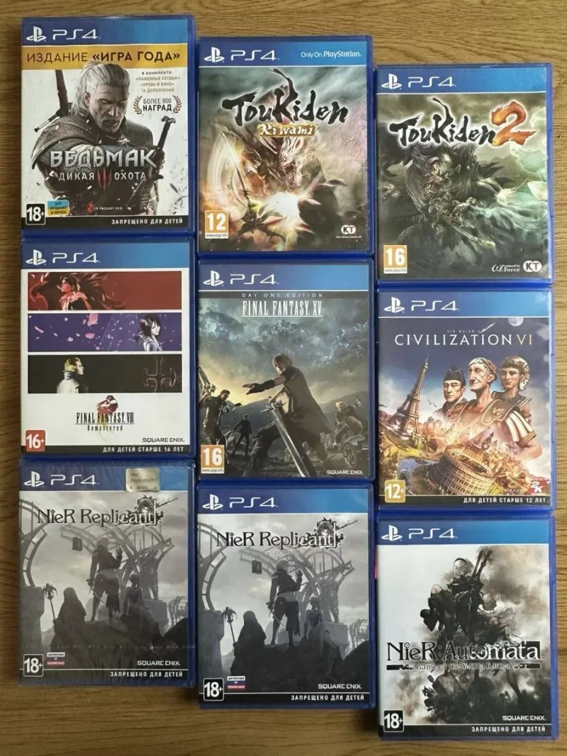 Sony PlayStation 4: Bloodborne Thief Dishonored Ведьмак Дикая Охота Final Fantasy Civilization Nier Replicant, Thats You Assassins Creed Изгой — фото 3