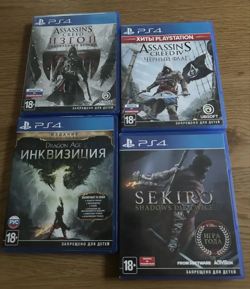 Sony PlayStation 4: Gravity Rush, Doom Fallout 4 GOTY Assassin’s Creed Изгой, Черный Флаг Sekiro Dragon Age Инквизиция Panzer Dragon Full Throttle — фото 4