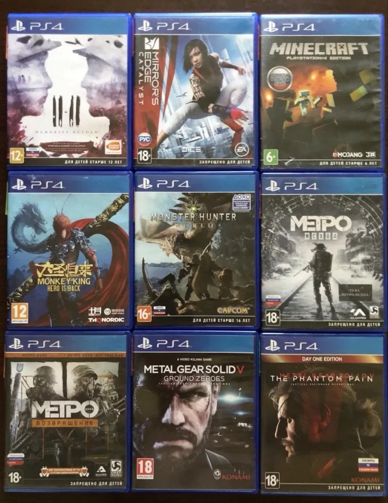 Sony PlayStation 4: LA Noire, Killzone Lego Marvel MassEffect, No More Heroes, NHL  Mortal Kombat, Mafia Metal Gear Solid, Minecraft Метро Возвращение — фото 5