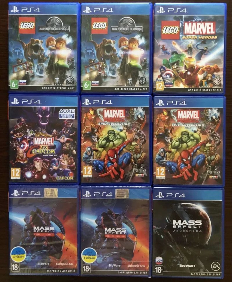 Sony PlayStation 4: LA Noire, Killzone Lego Marvel MassEffect, No More Heroes, NHL  Mortal Kombat, Mafia Metal Gear Solid, Minecraft Метро Возвращение — фото 7
