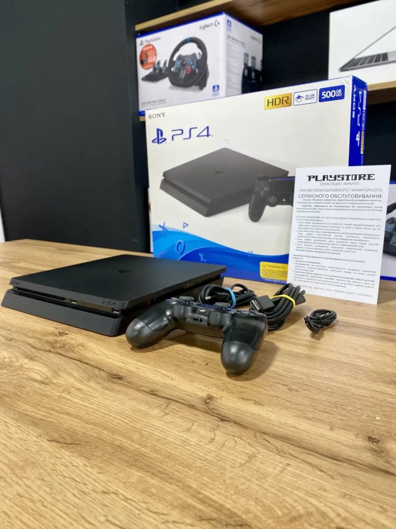 Sony PlayStation 4 Slim 500 GB з гарантією 12 місяців — фото 2