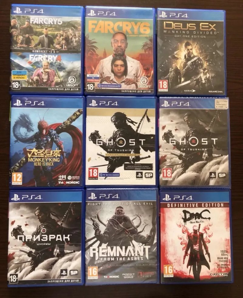 Sony PlayStation 4: Знание Сила, Prototype Biohazard Bundle, Dark Souls, Shadow of the Colossus В Тени Колосса, God of War FarCry Doom Diablo Remnant — фото 4