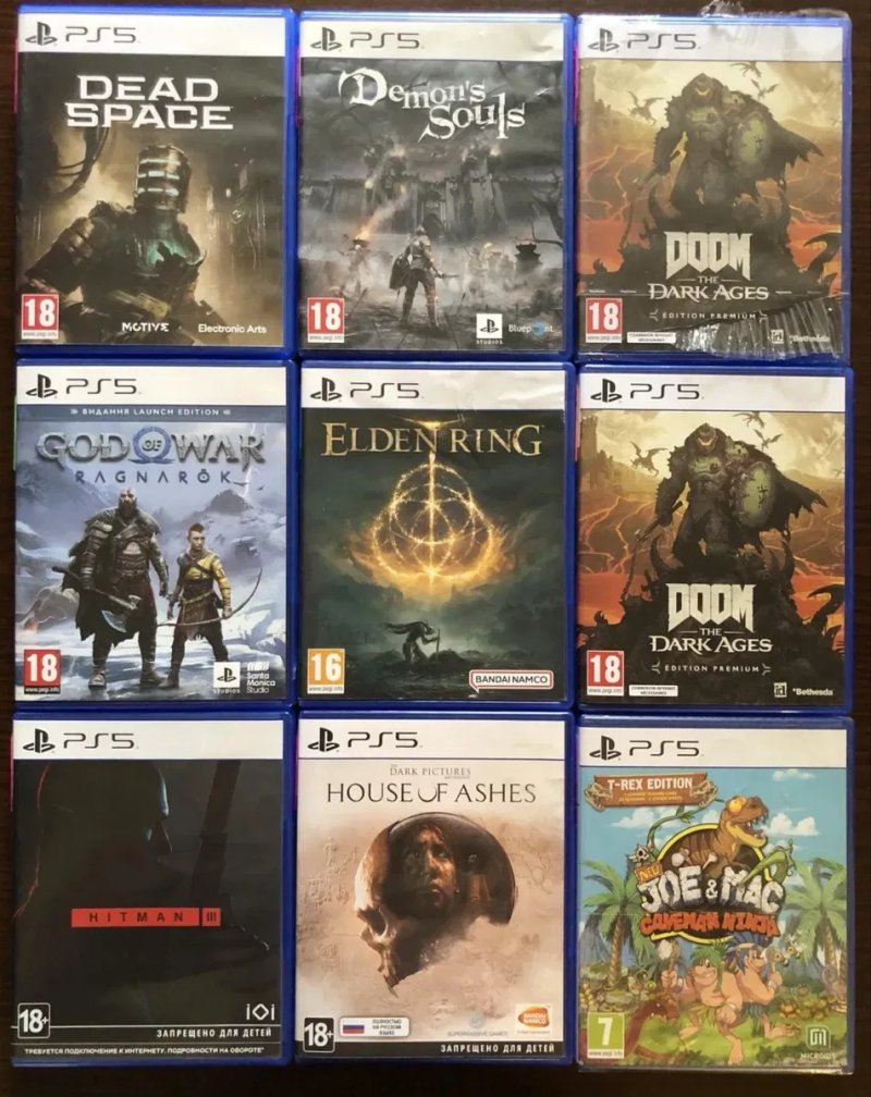 Sony PlayStation 5: Resident Evil, Mafia Silent Hill, UFC Tekken Stalker 2, Cyberpunk 2077 Ultimate Edition, Baldurs Gate 3, Doom Elden Ring, Hitman — фото 2